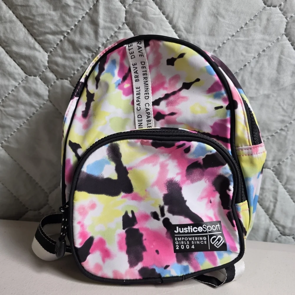 Justice Mini Sports Bag Tye Dye Multi-Color  10